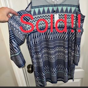 Cold Shoulder Tunic